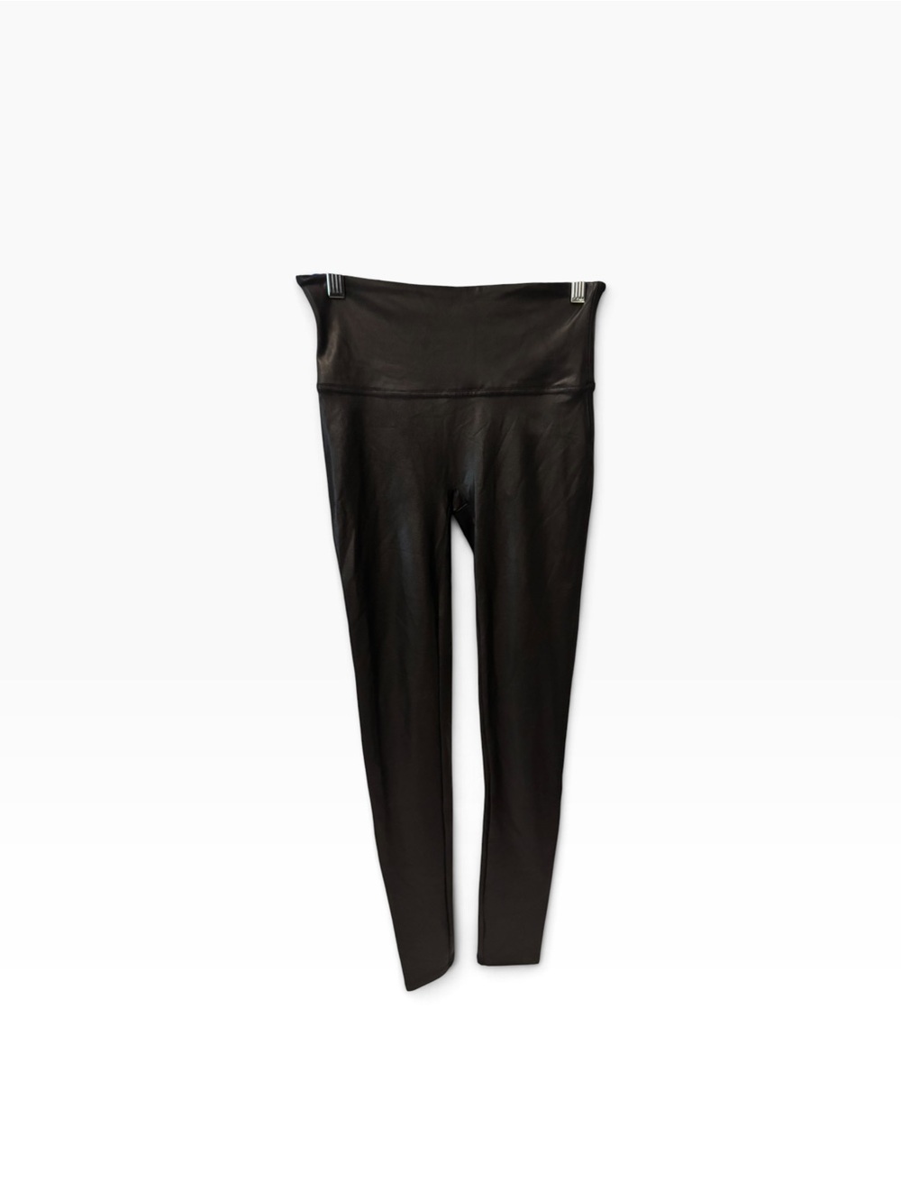 Spanx Faux Leather Women’s Black High-Waist Leggings Size M